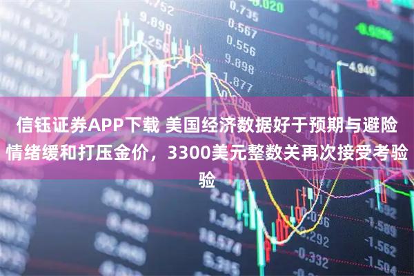 信钰证券APP下载 美国经济数据好于预期与避险情绪缓和打压金价，3300美元整数关再次接受考验