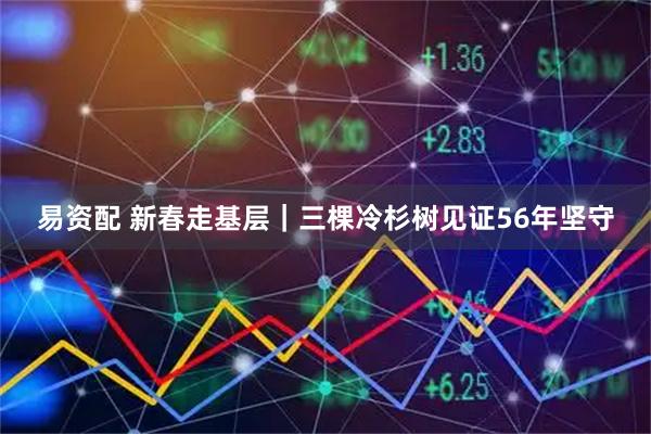 易资配 新春走基层｜三棵冷杉树见证56年坚守